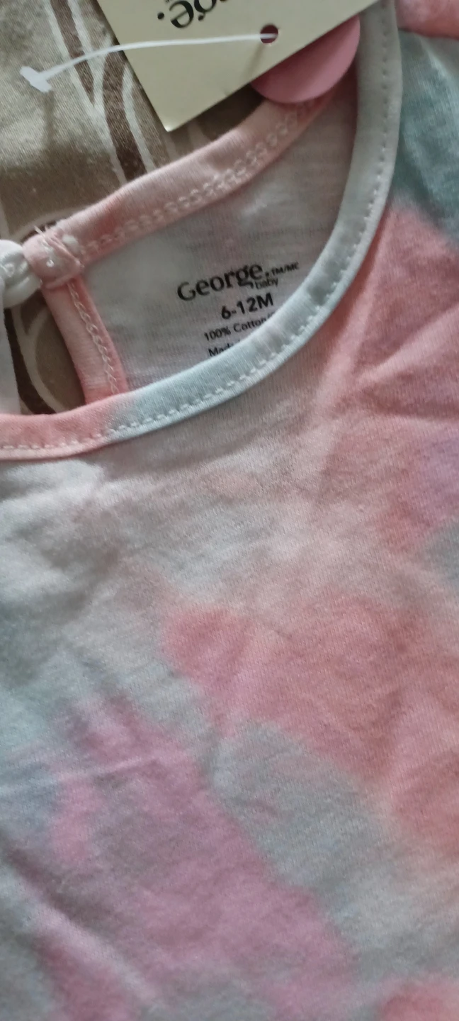 George Baby Tie-Dye Dress 6-12M