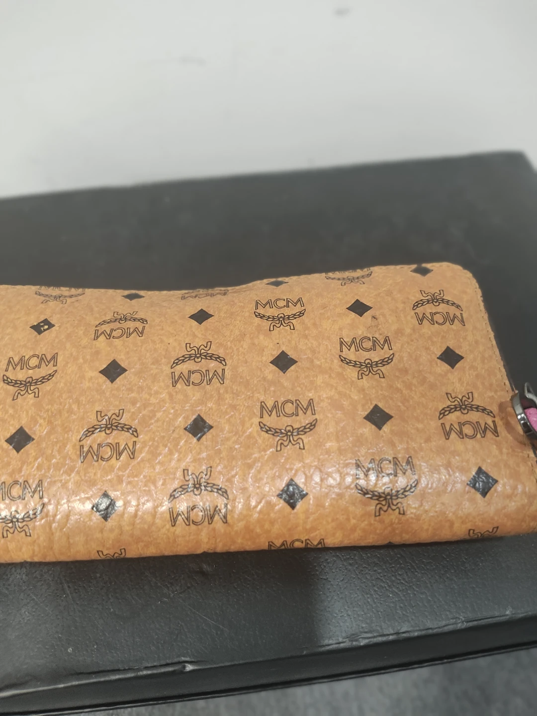 MCM Studded Visetos Wallet