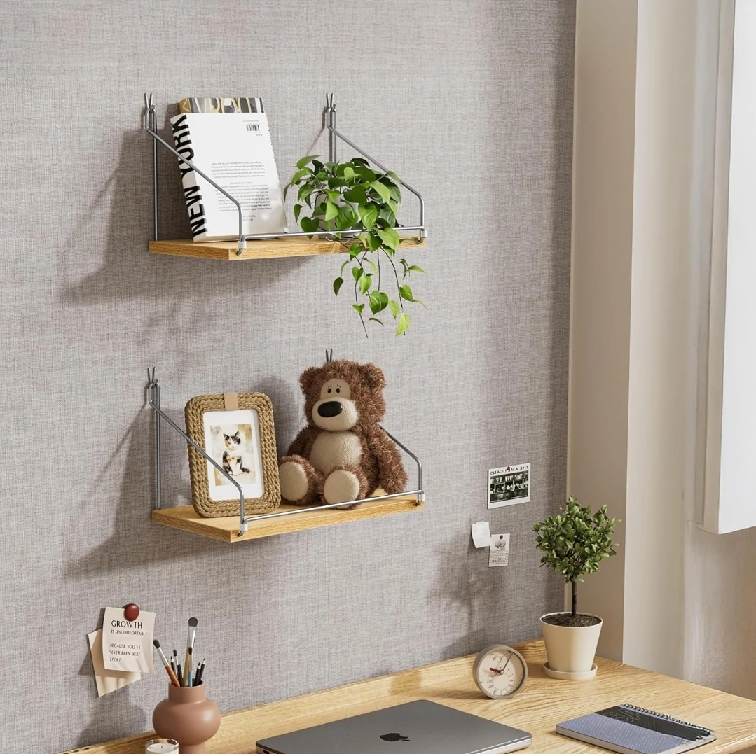 Floating Shelf with Hooks - photo 2