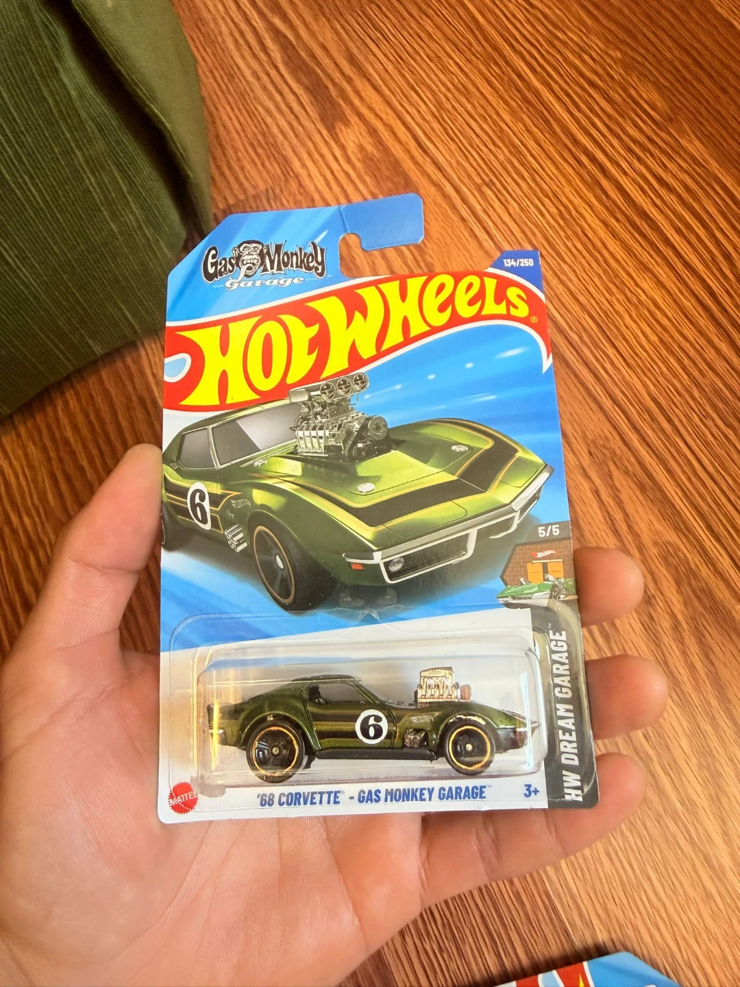 Hot Wheels '68 Corvette Gas Monkey Garage Diecast Car