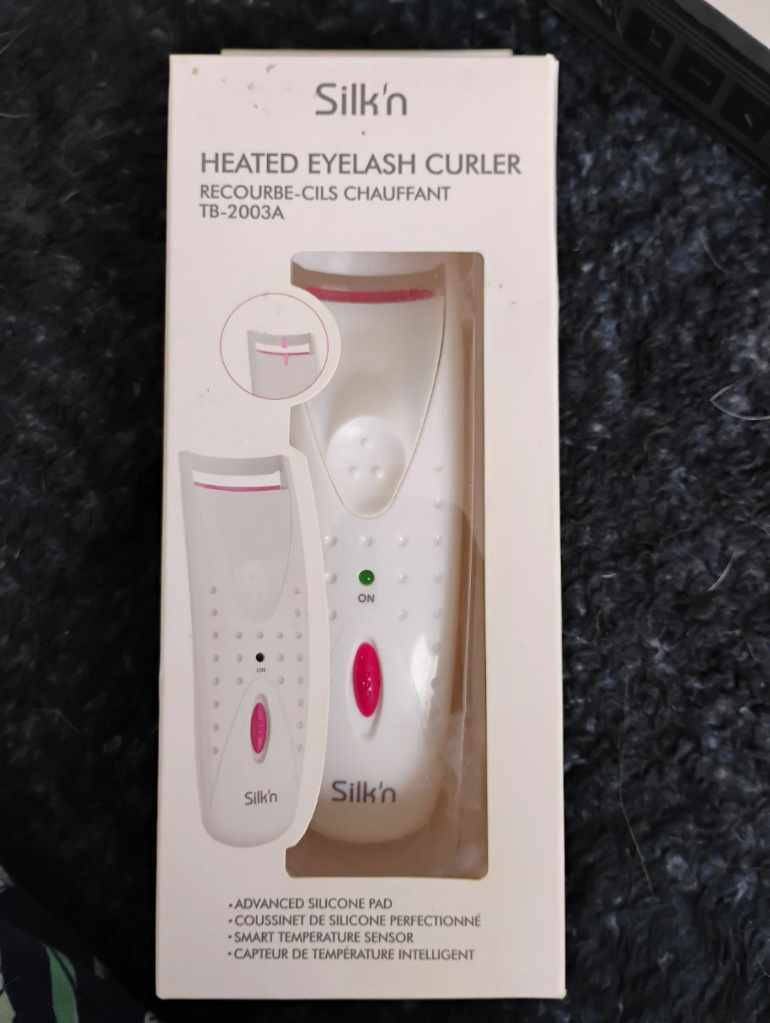 Heated eyelash curler