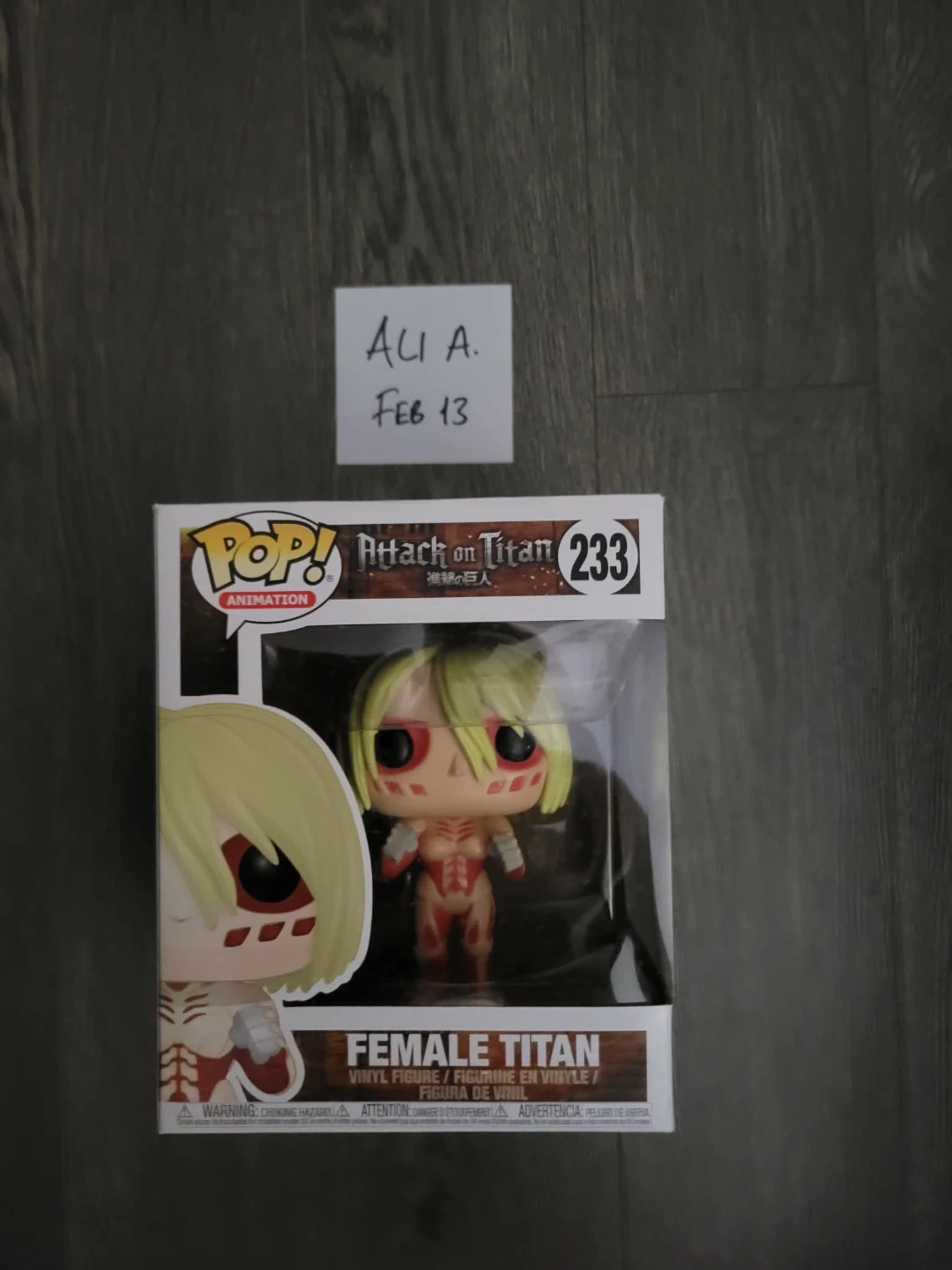 Funko Pop! Attack on Titan Female Titan Vinyl Figure #233