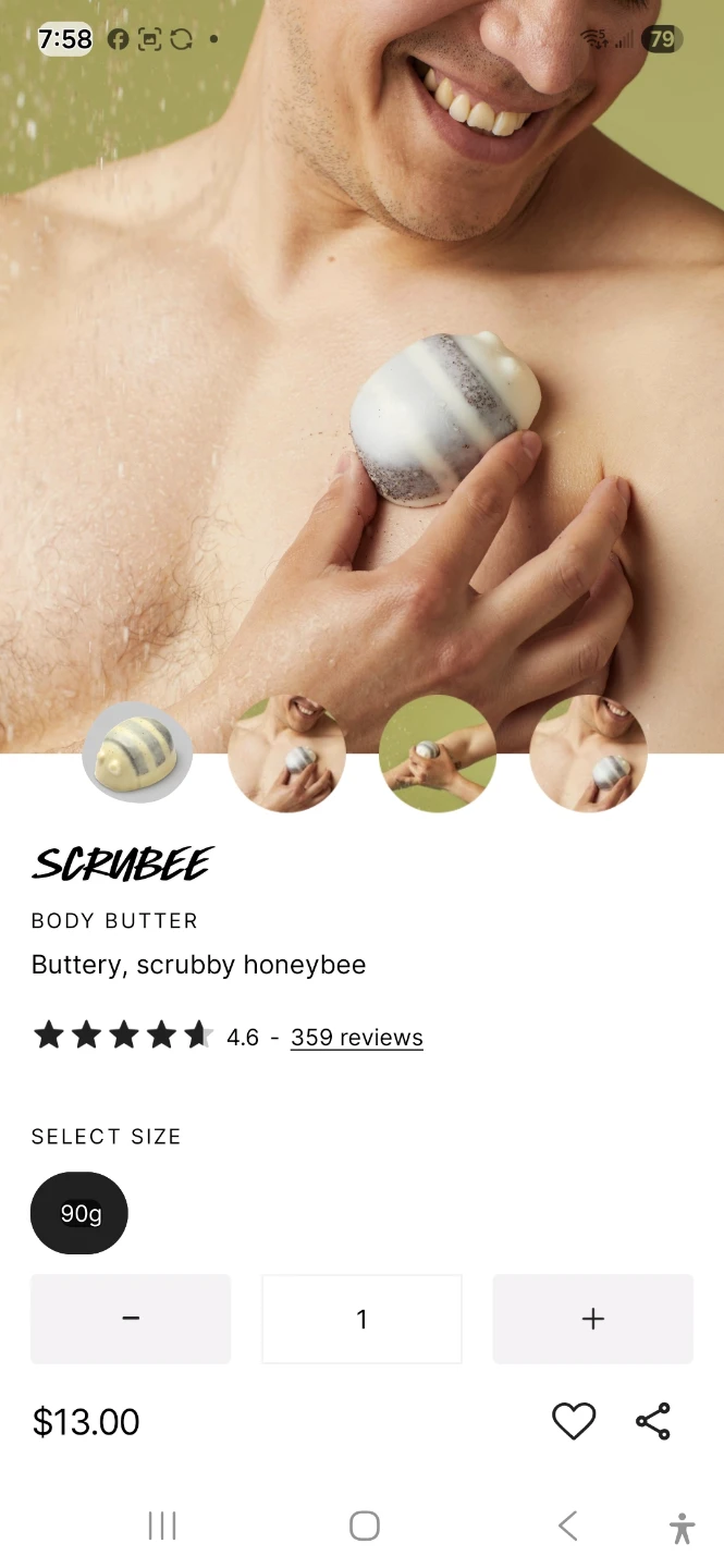 LUSH Scrubee Body Butter