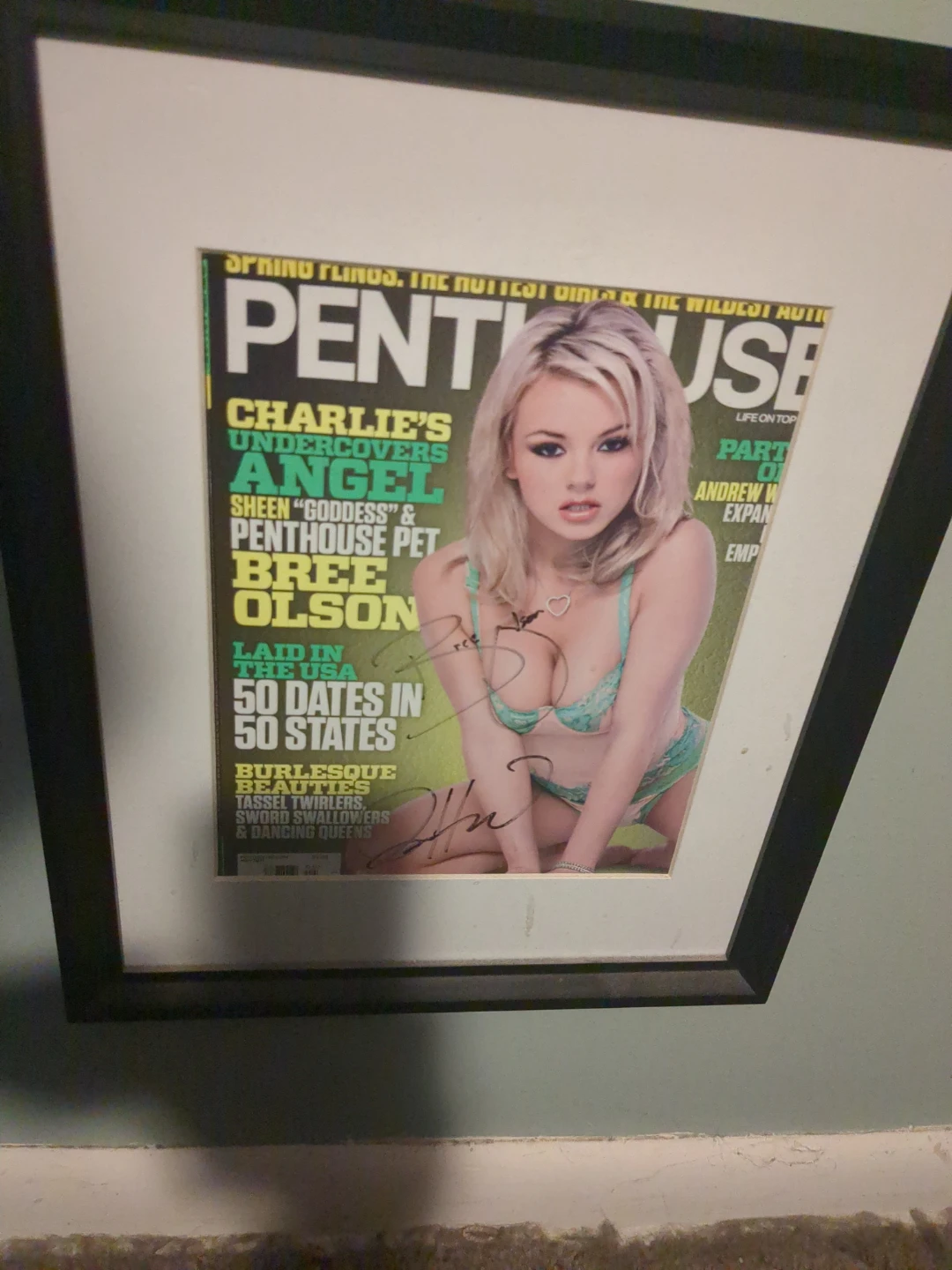 Penthouse Magazine Featuring Bree Olson - Signed
