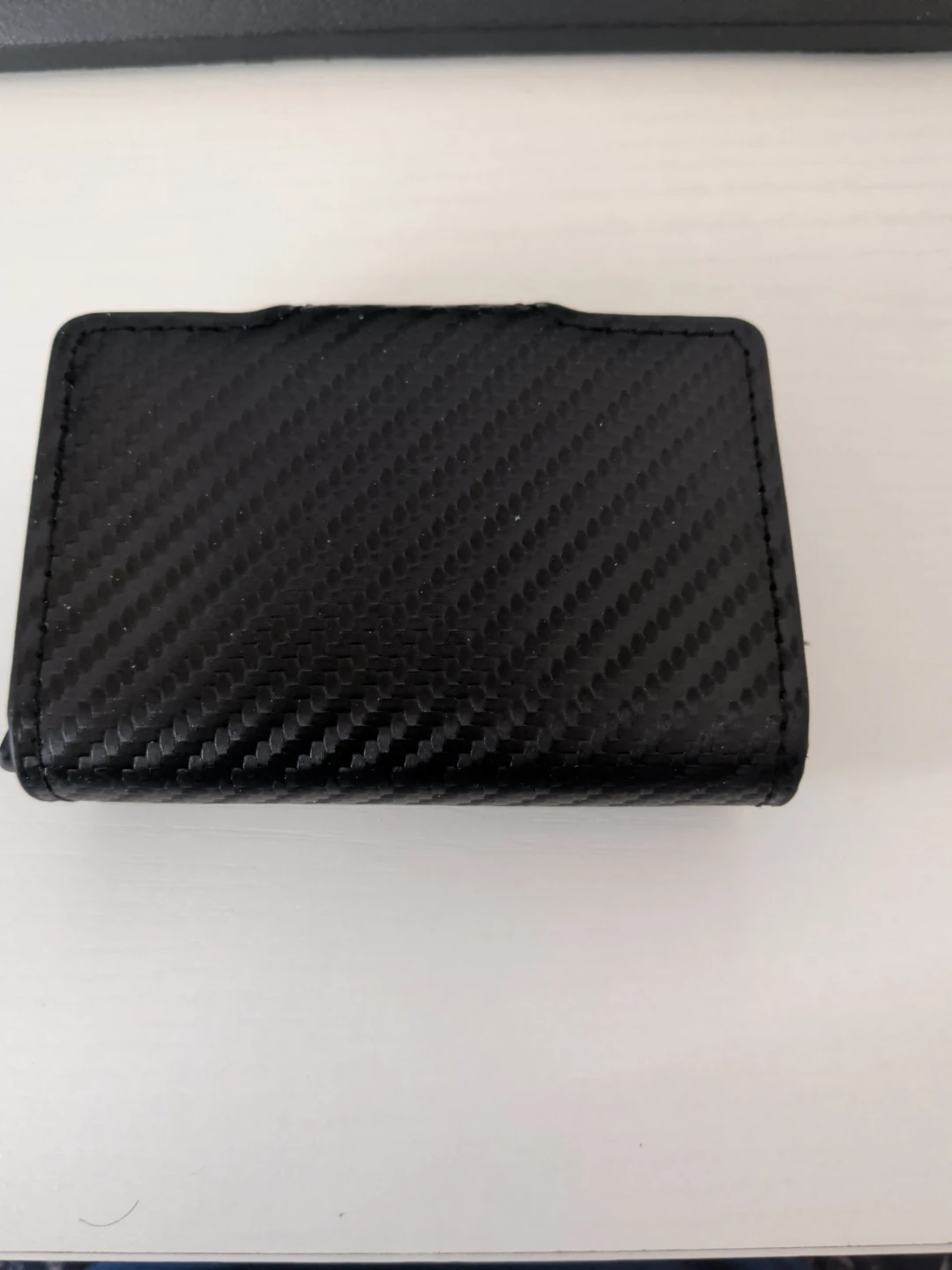 Black Carbon Fiber RFID Blocking Wallet