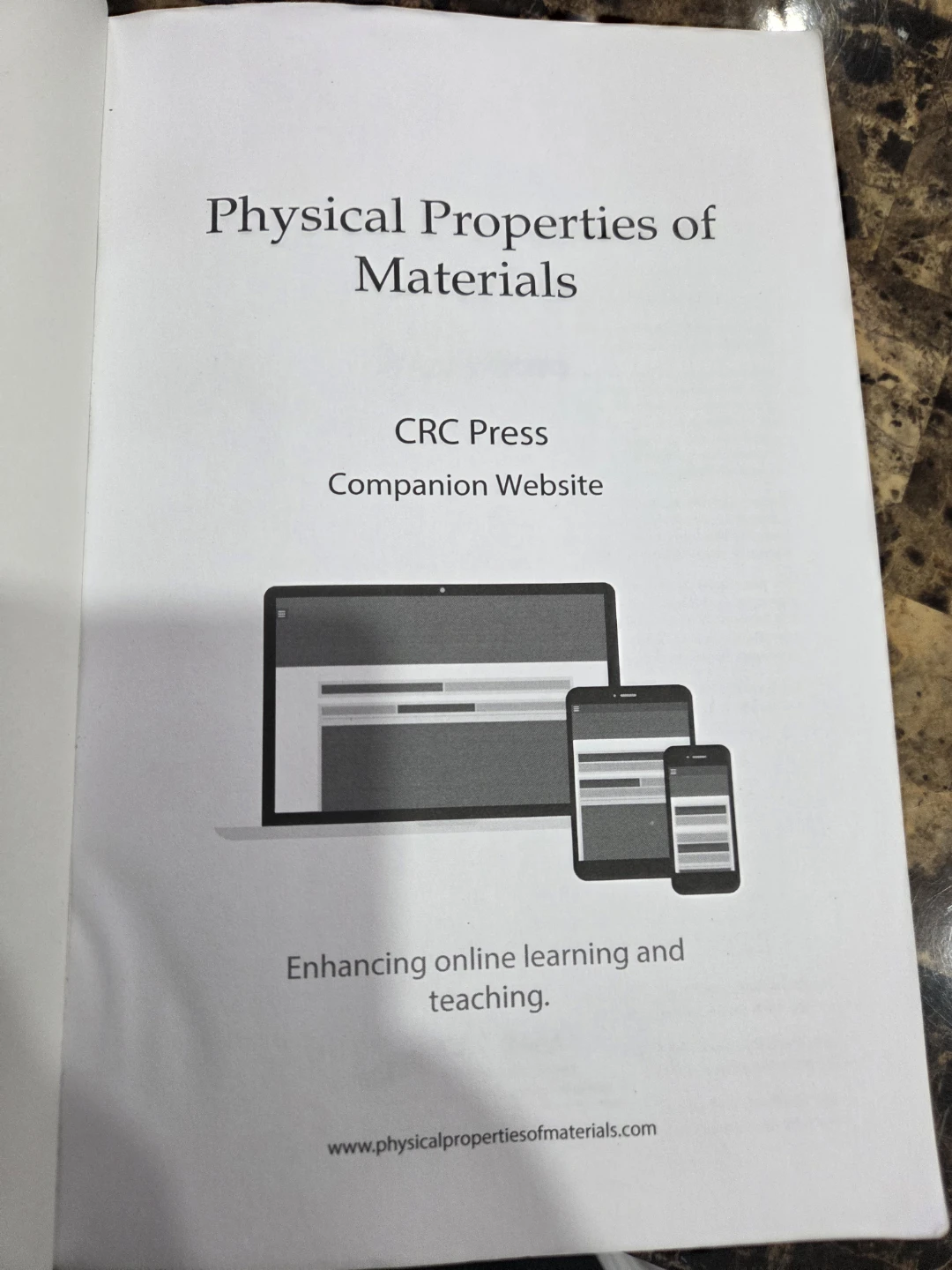 Mary Anne White Physical Properties of Materials, Third Edition - photo 3