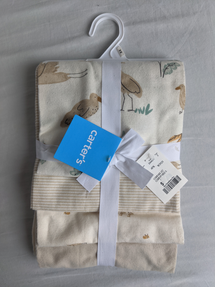 Carter's Coton Swaddle Blanket Set