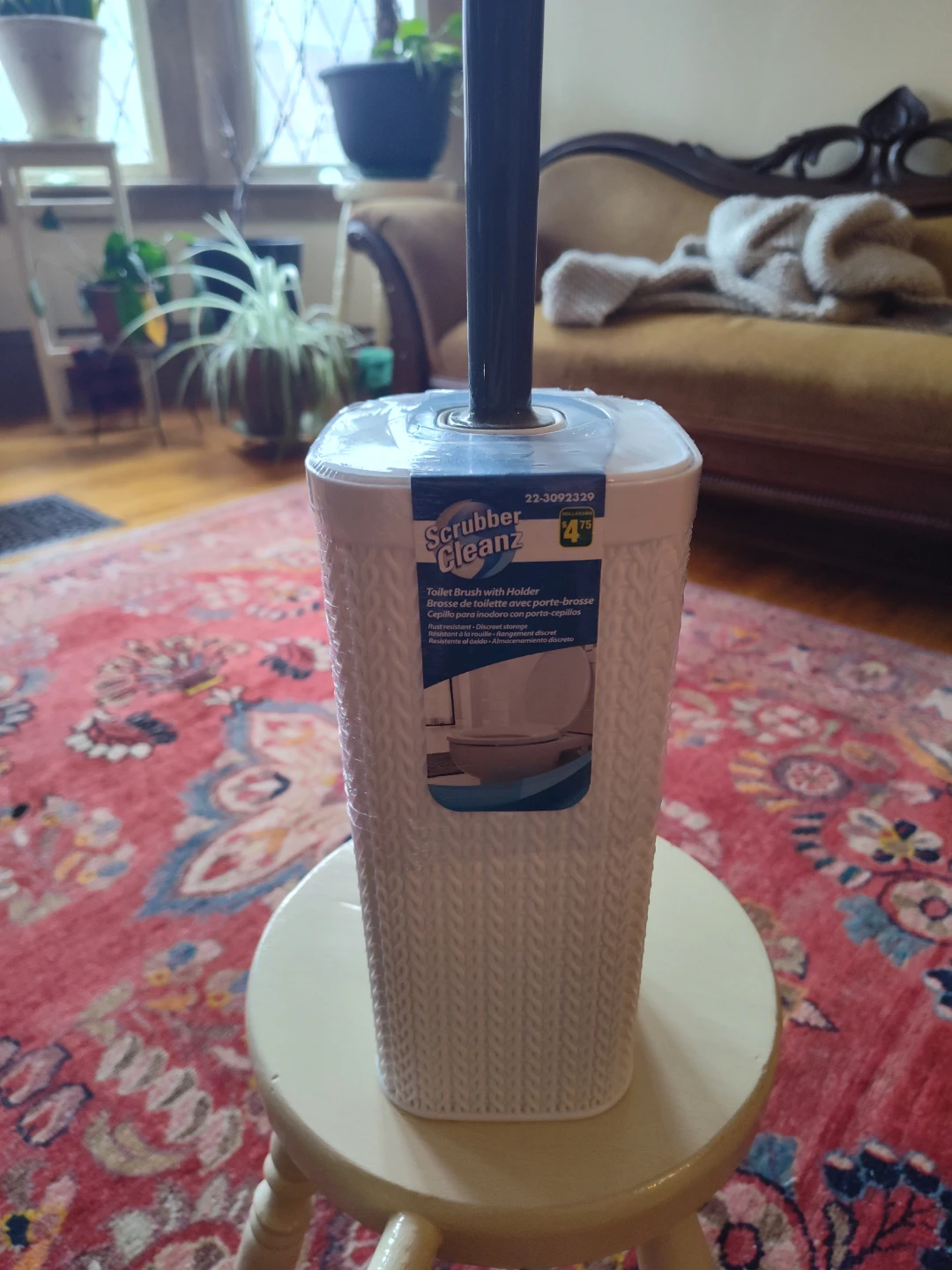 Scrubber Cleanz Toilet Brush with Holder