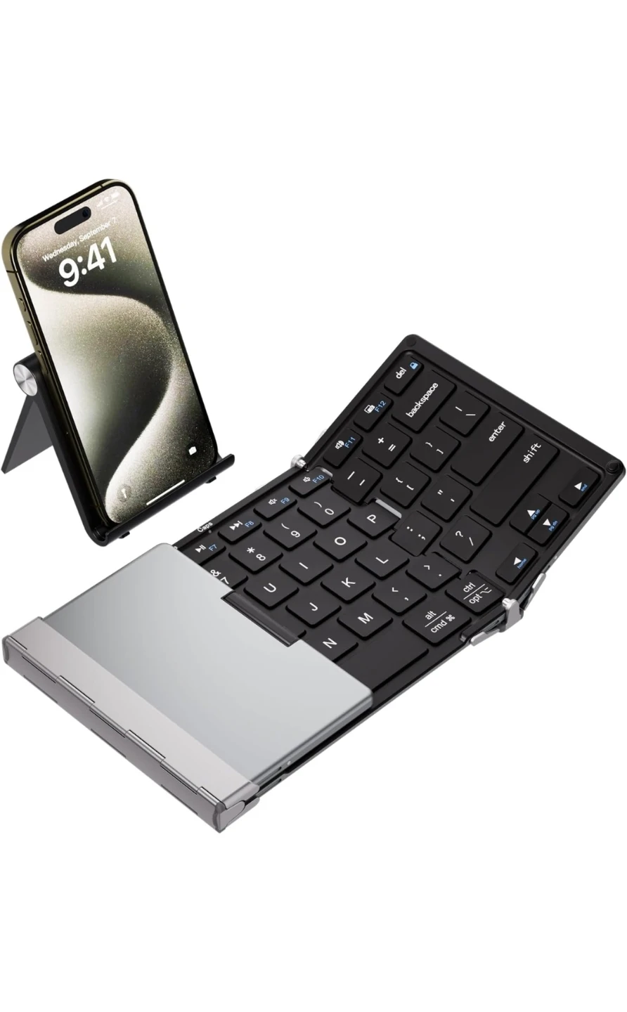 NewiClever Foldable Bluetooth Keyboard,Folding Wireless