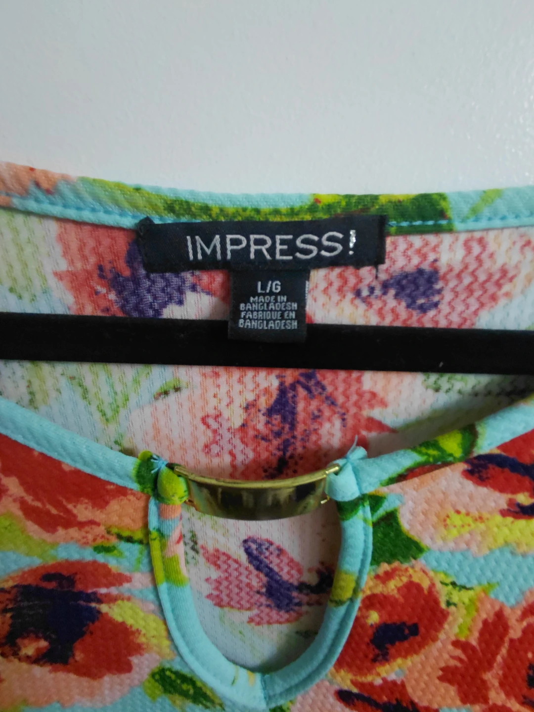 Impress! Floral Fit & Flare Dress with Belt Size Large - photo 3