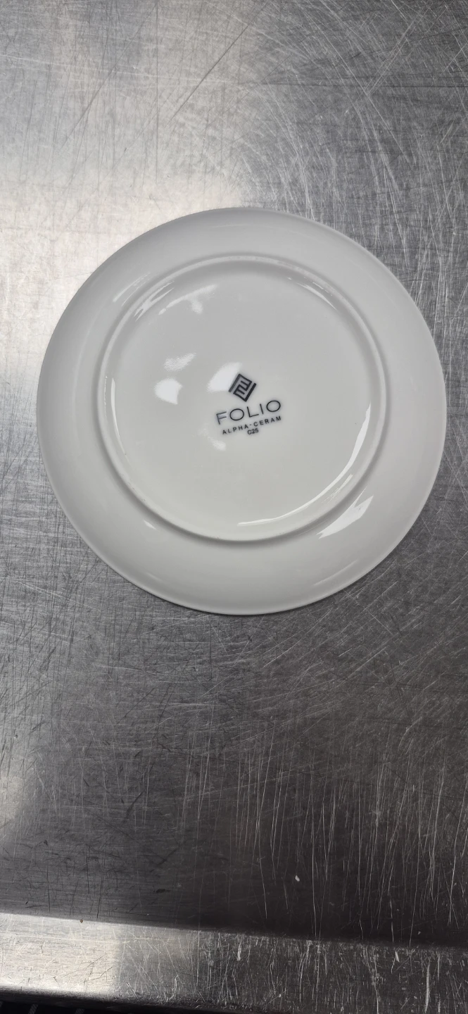 Folio Alpha A La Carte White Plate - photo 2