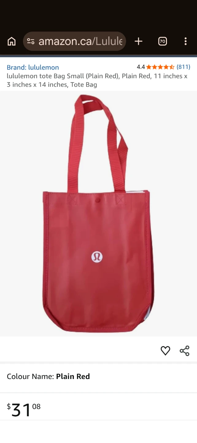 Lululemon Tote Bag