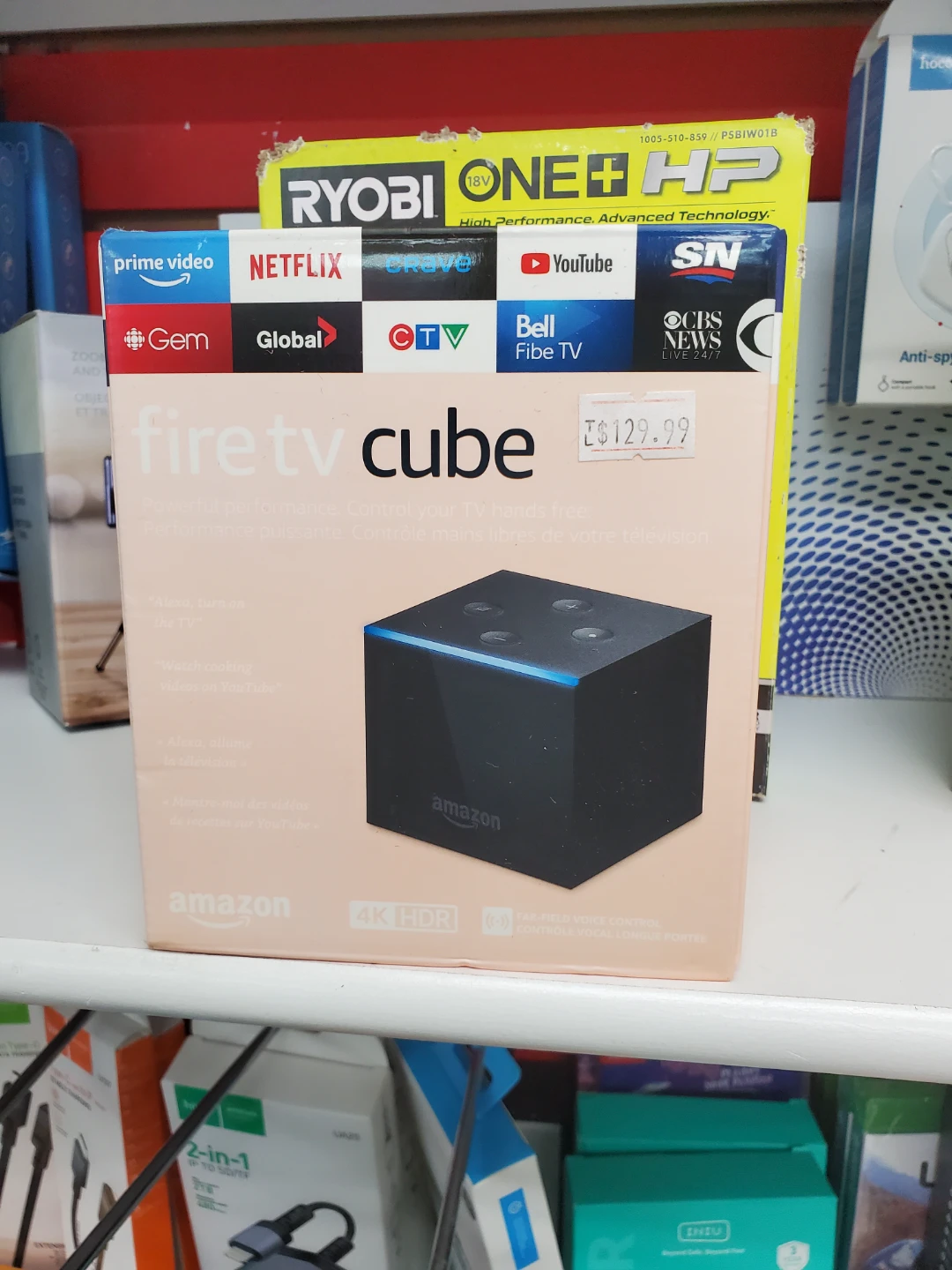 Amazon Fire TV Cube 4K HDR Streaming Media Player