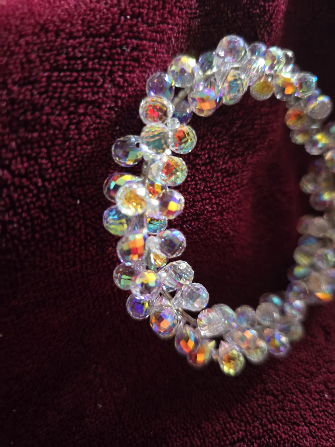Sparkly Beaded Bracelet with Swarovski beads size S