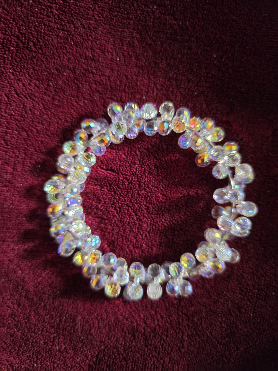 Sparkly Beaded Bracelet with Swarovski beads size S - photo 3