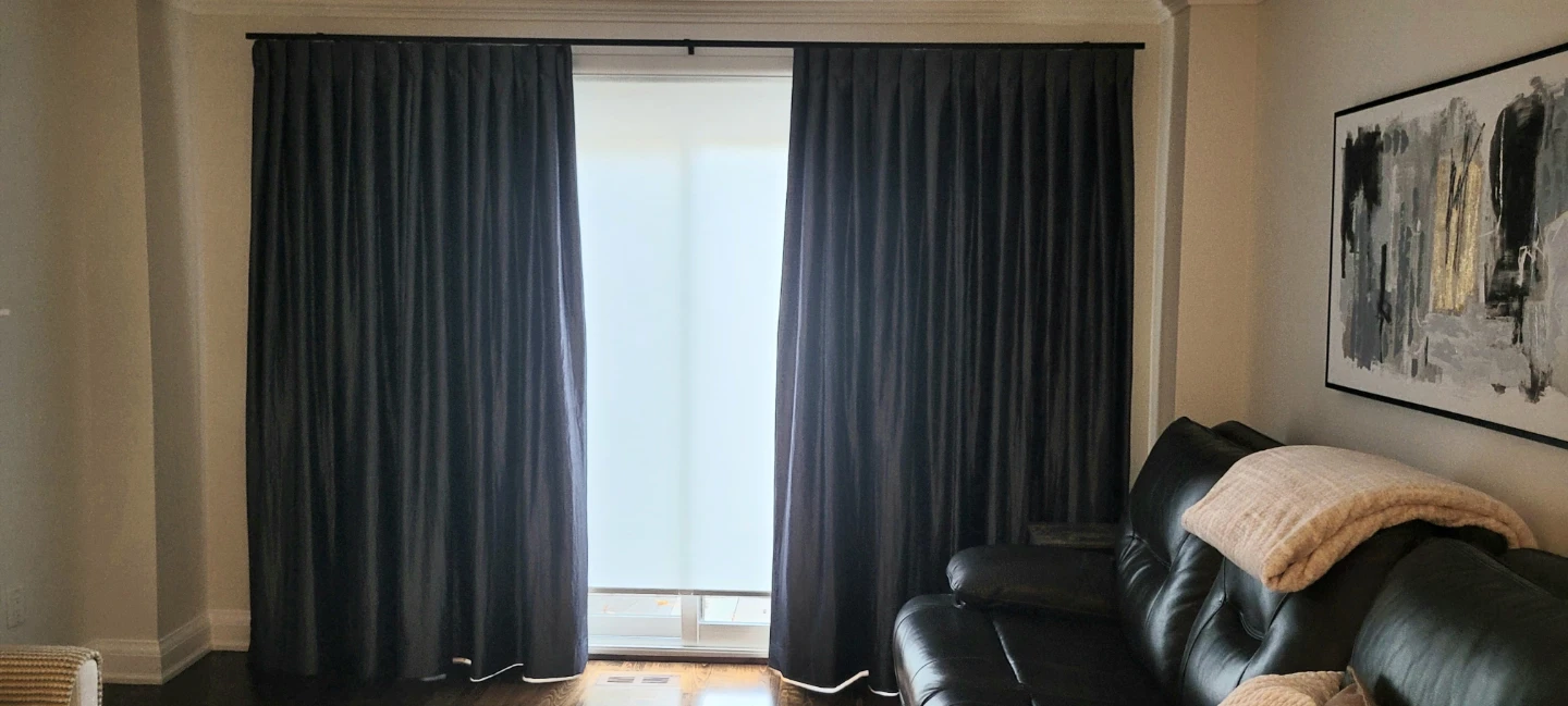Custom Pleated Curtains