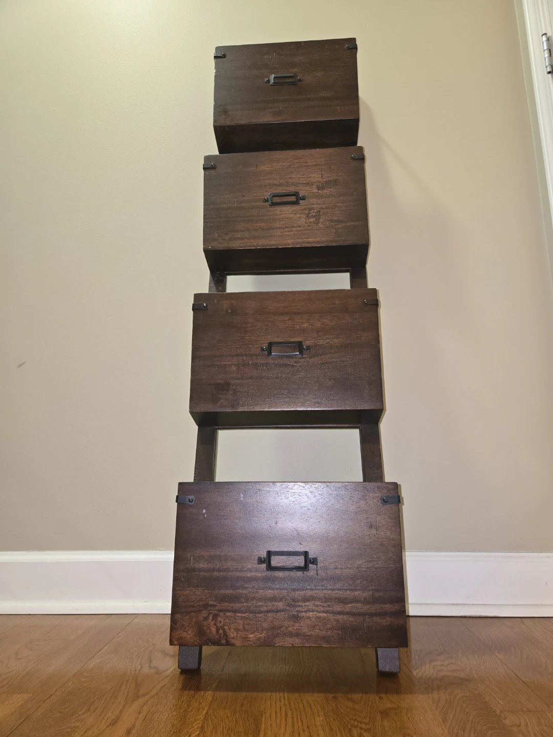 Wooden 4-Drawer Storage Unit - photo 4