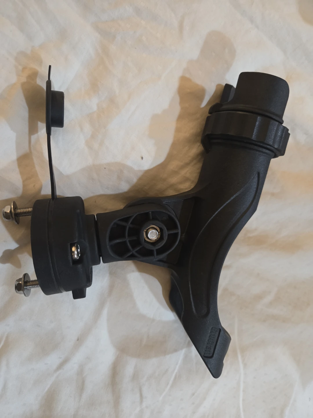 Black Fishing Rod Holder with Clamp Mount - photo 2