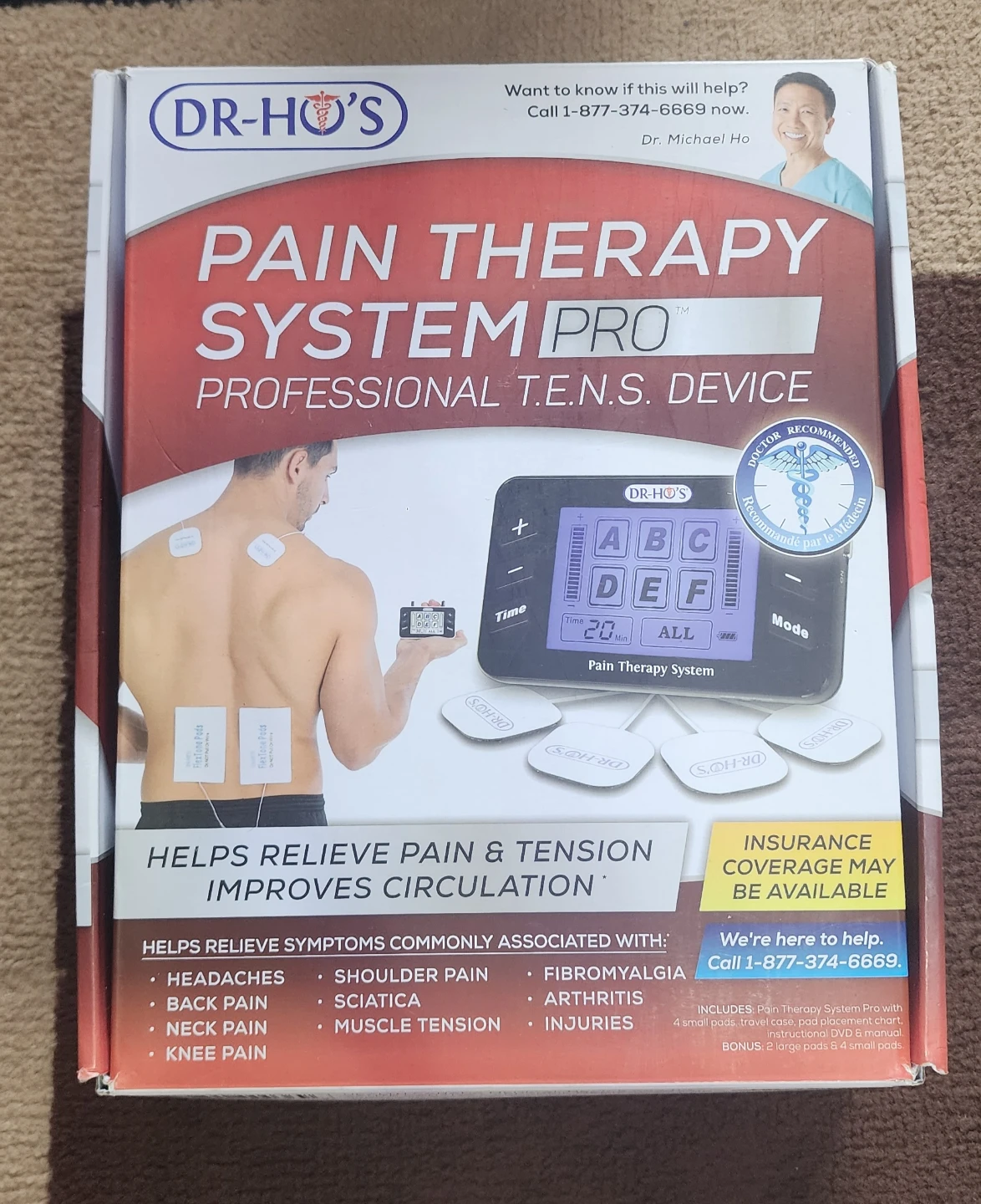 Dr. Ho's Pain Therapy System Pro TENS Device