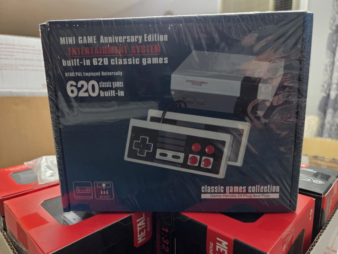 Mini Game Anniv Edition Entertain System with 620 Classic Games