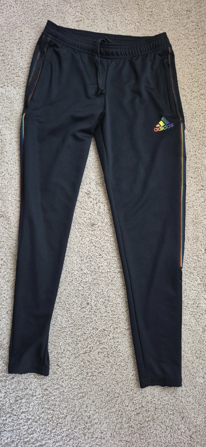 Black  and  colors  track pants