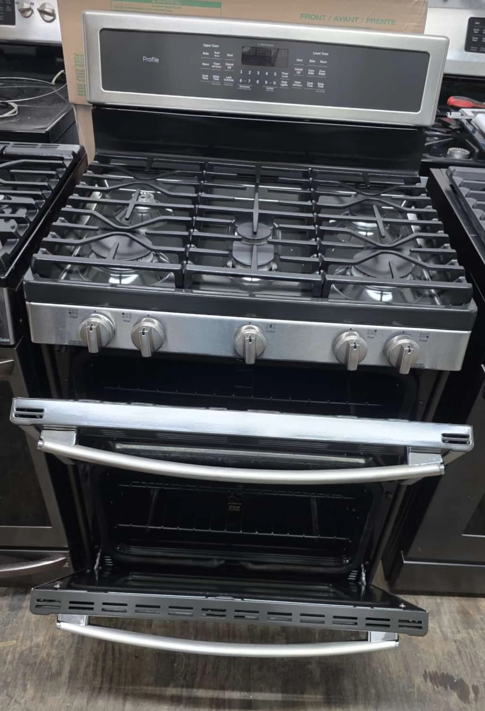 Ge 30in Stainless steel gas stove - photo 2