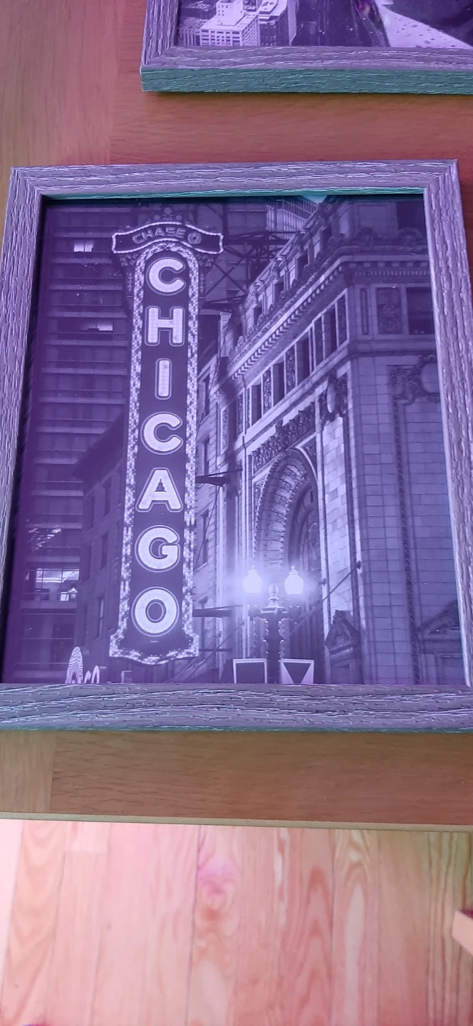 5 Framed Chicago City Photos - photo 3