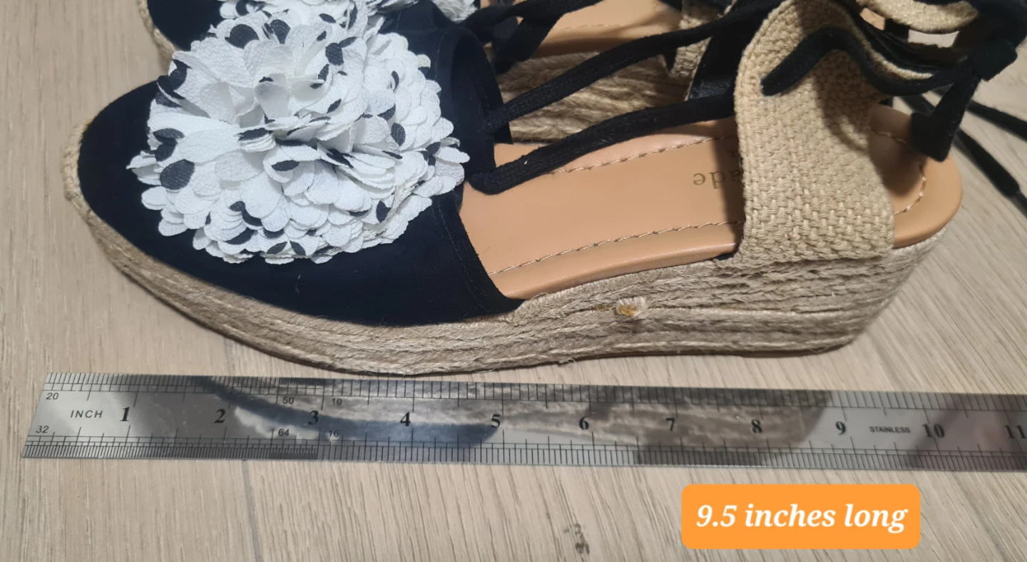 Kate Spade Black Sandals - Size 7M - 🥕 - photo 5