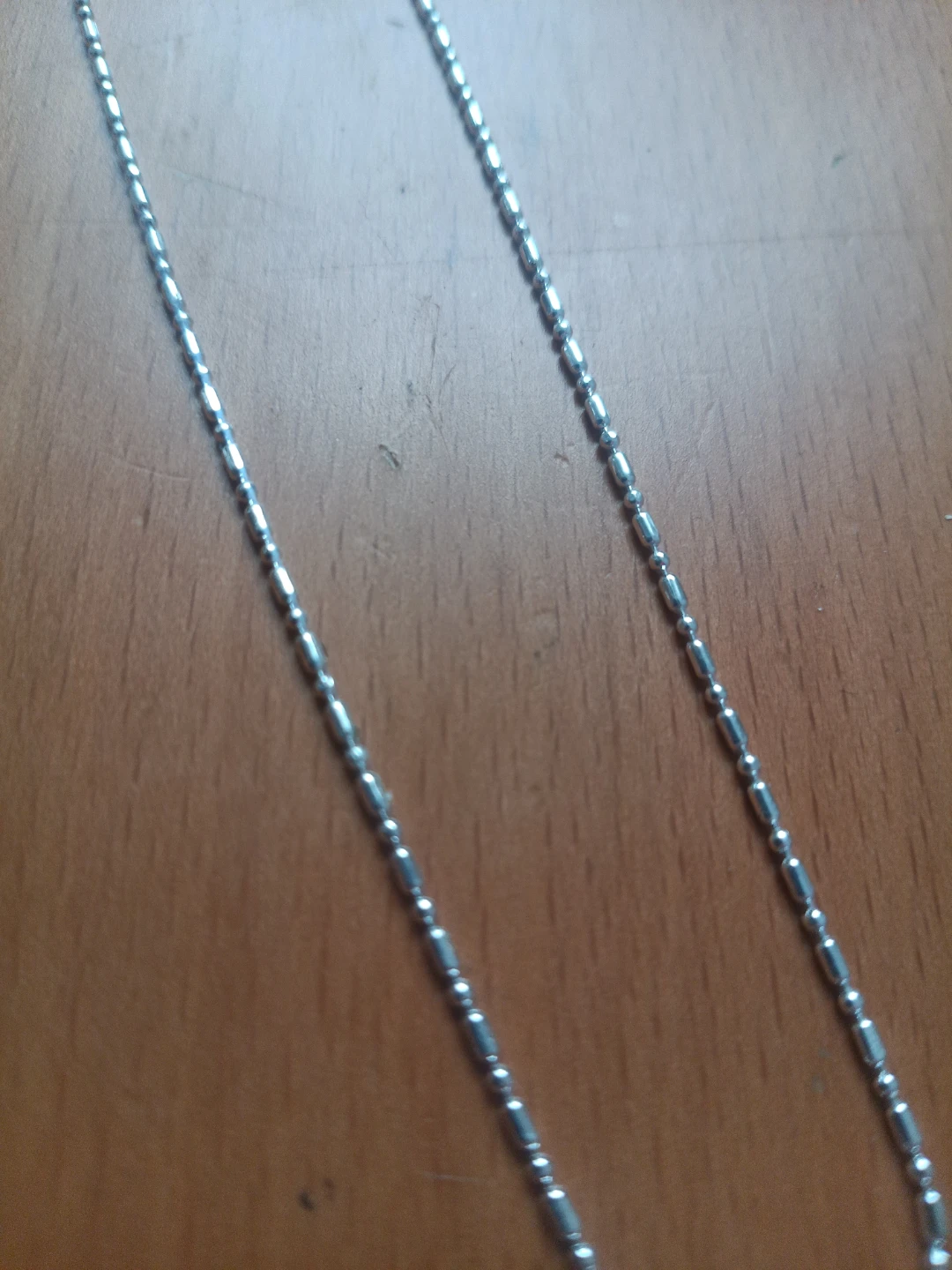 Sterling Silver Bead Chain Necklace - photo 2