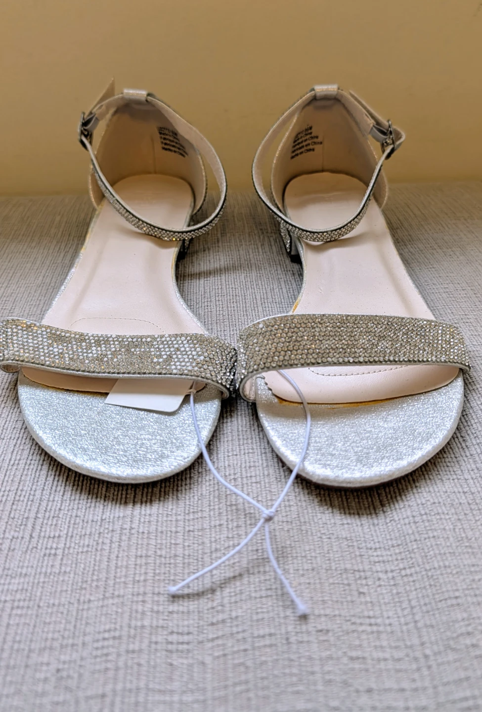 Brand New Silver Sparkly Sandals - Women's Size 8.5M