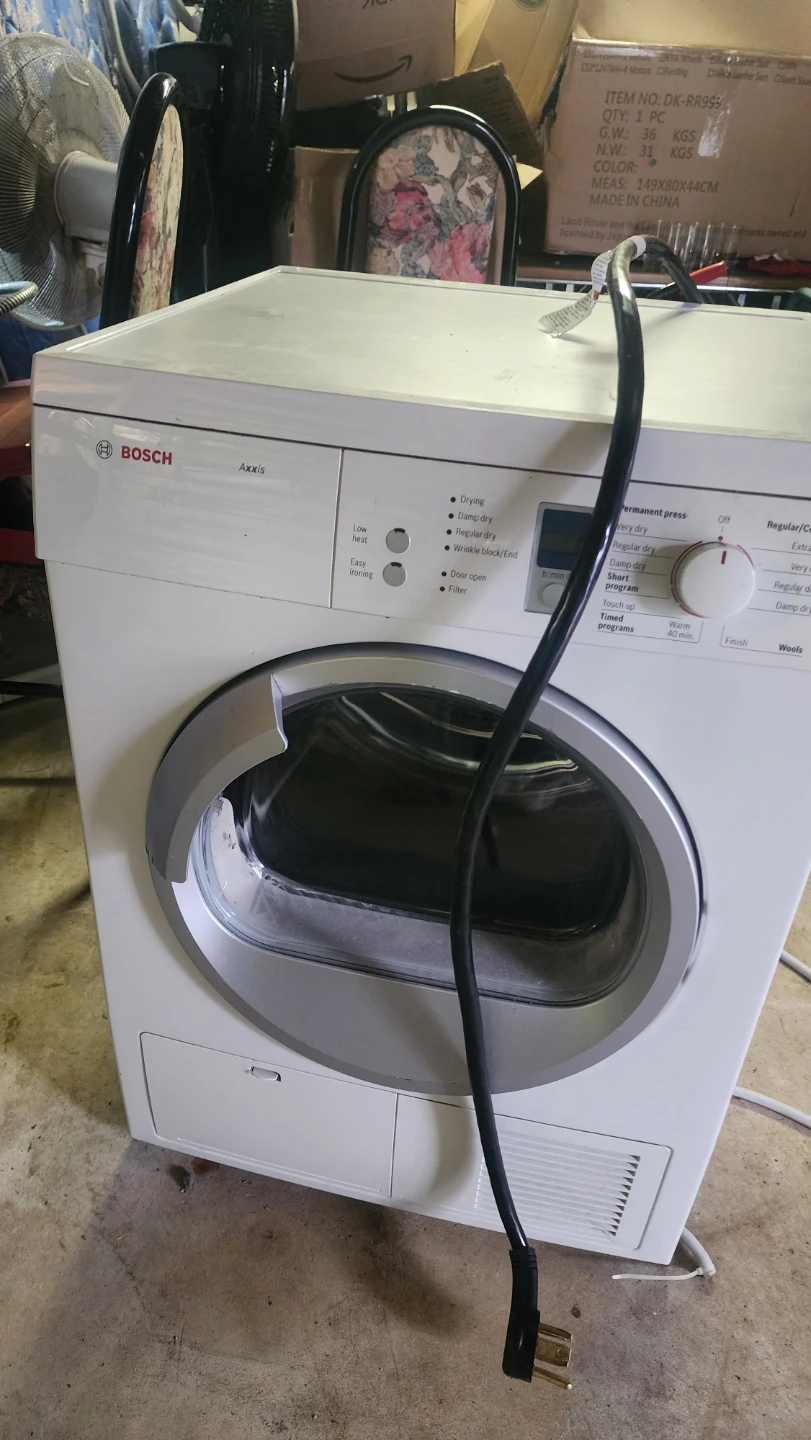 Bosch Axxis Clothes Dryer ventless