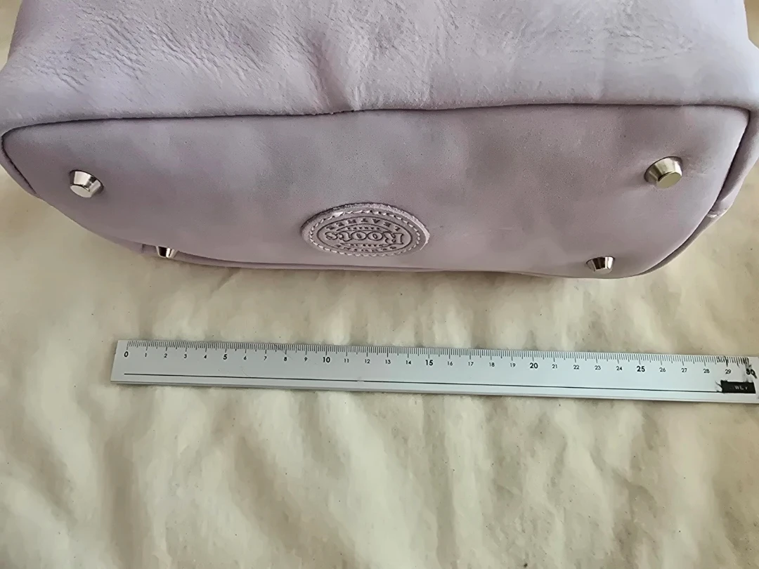 Roots Leather Tote Bag - Lavender - photo 2