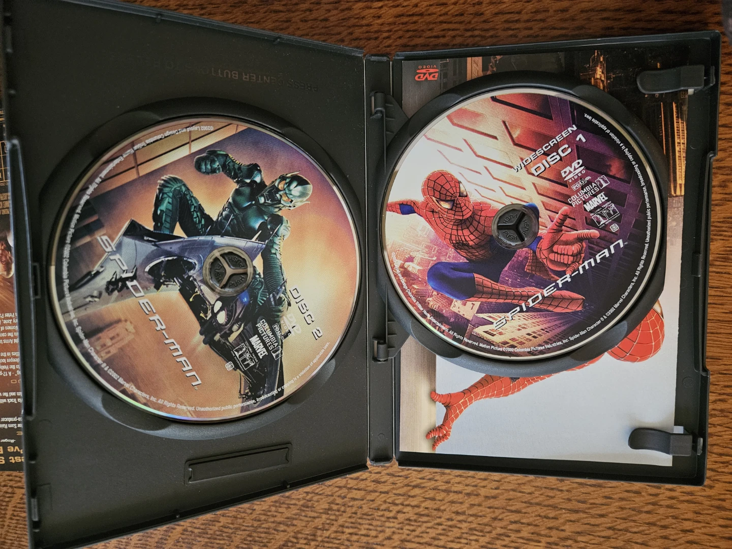 Spider-Man and Spider Man 2 Widescreen DVD's - photo 4