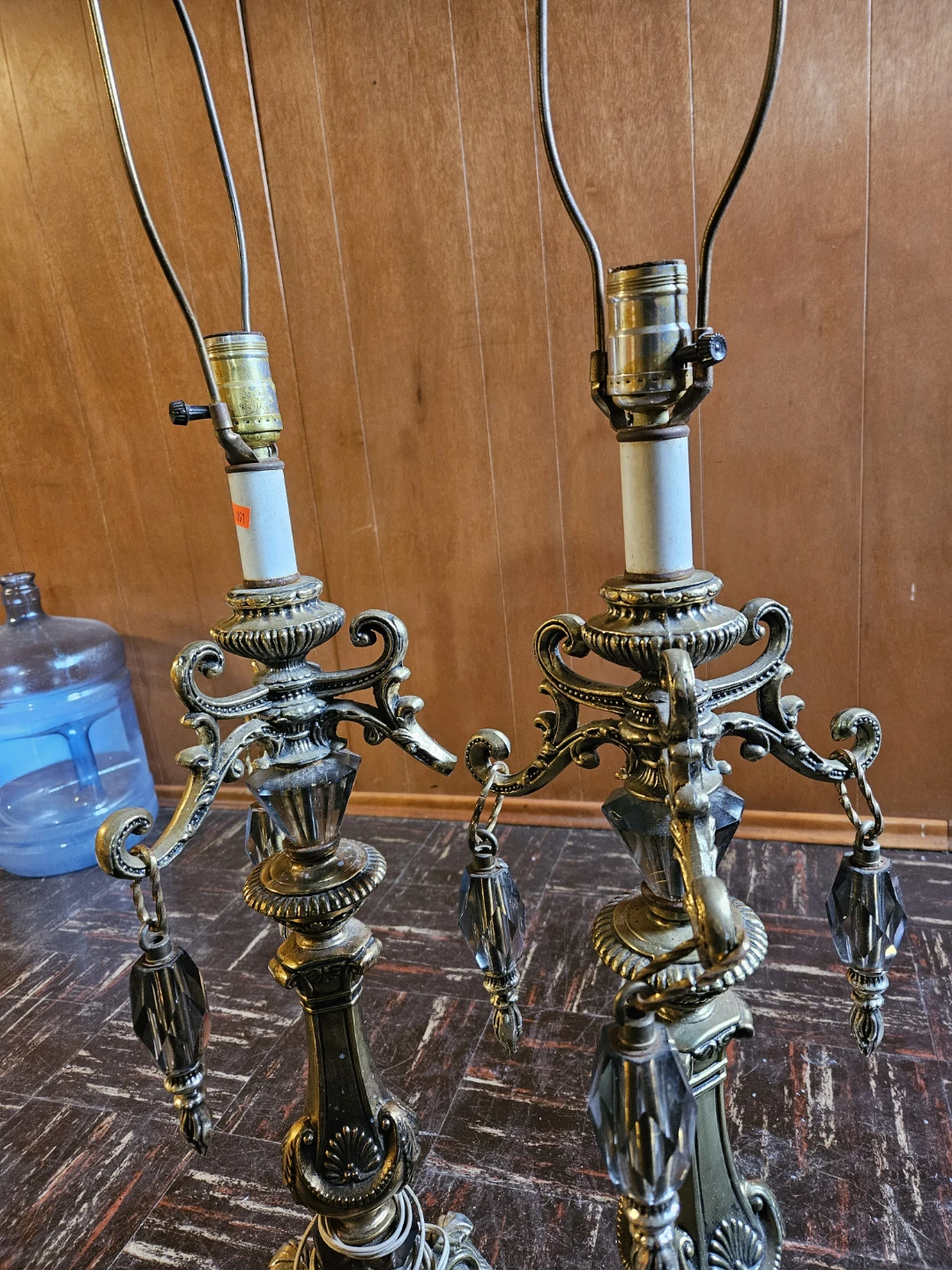 Pair of Vintage Ornate Table Lamps - photo 3