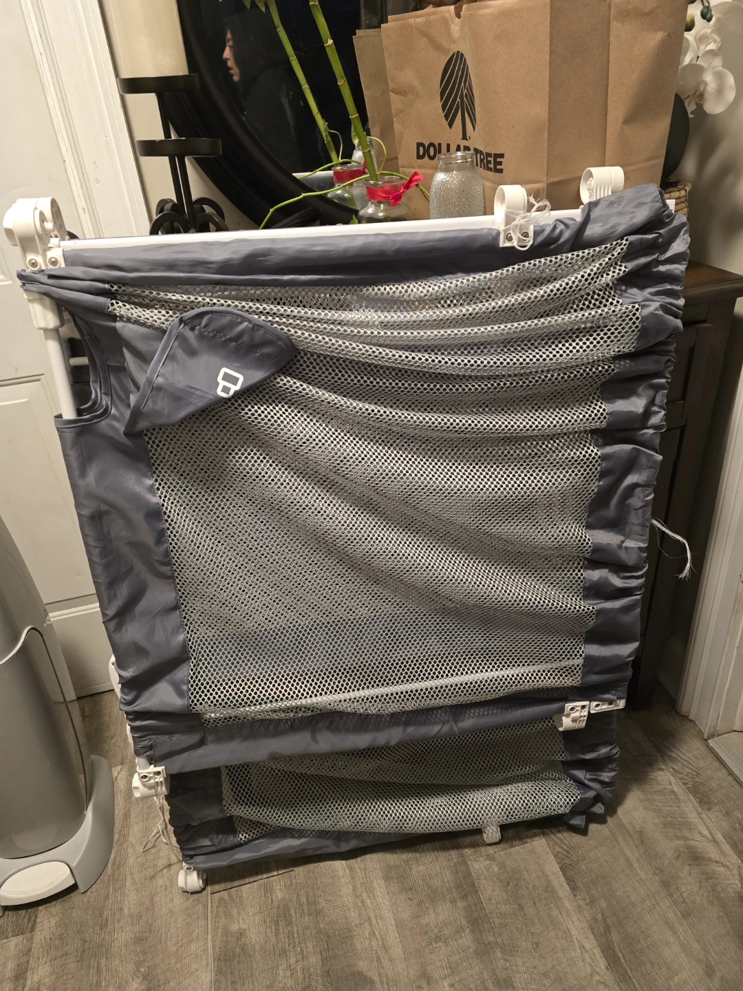Baby Playard / Portable Crib - Gray