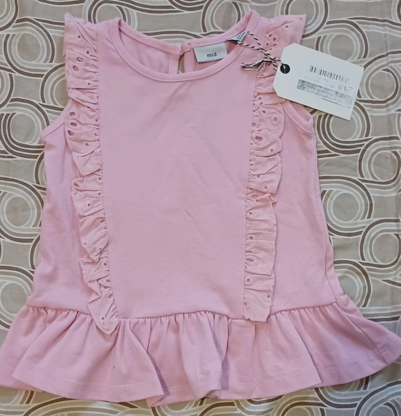 Pink Toddler Girl's Ruffle Dress - Size Medium