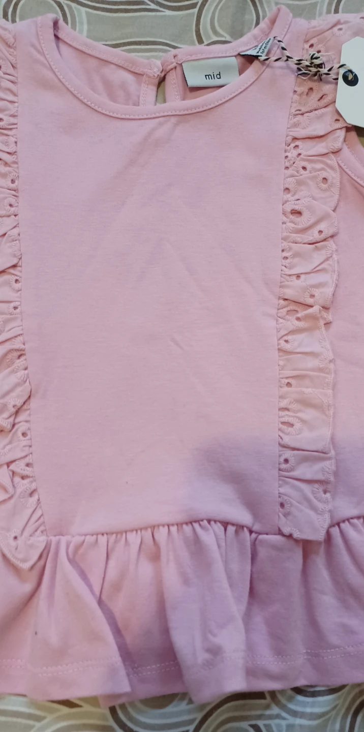 Pink Toddler Girl's Ruffle Dress - Size Medium - photo 5