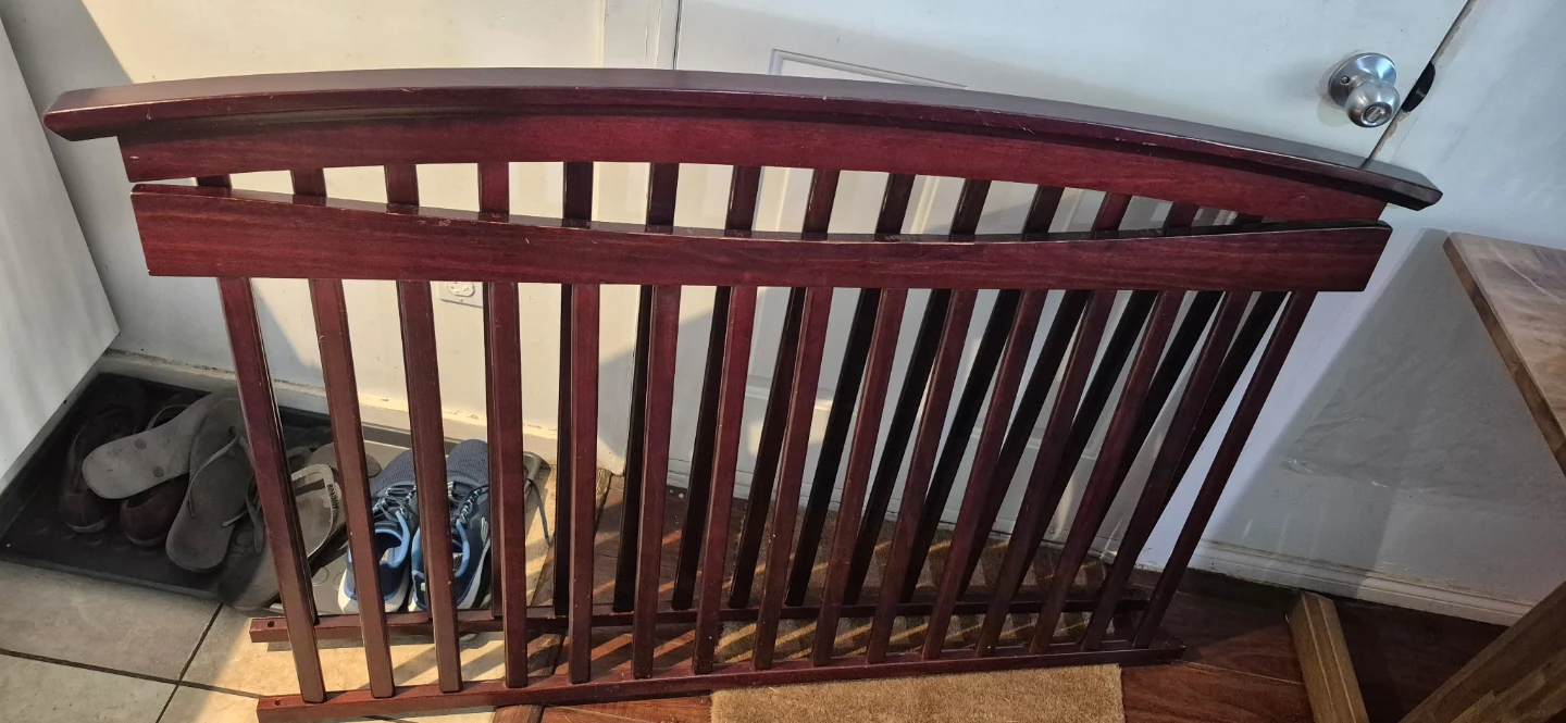 Wooden Crib Guard Rail