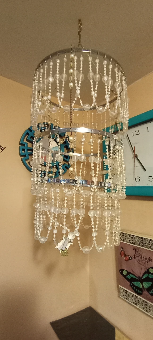 Beaded Chandelier-Style Lamp Shade - photo 2