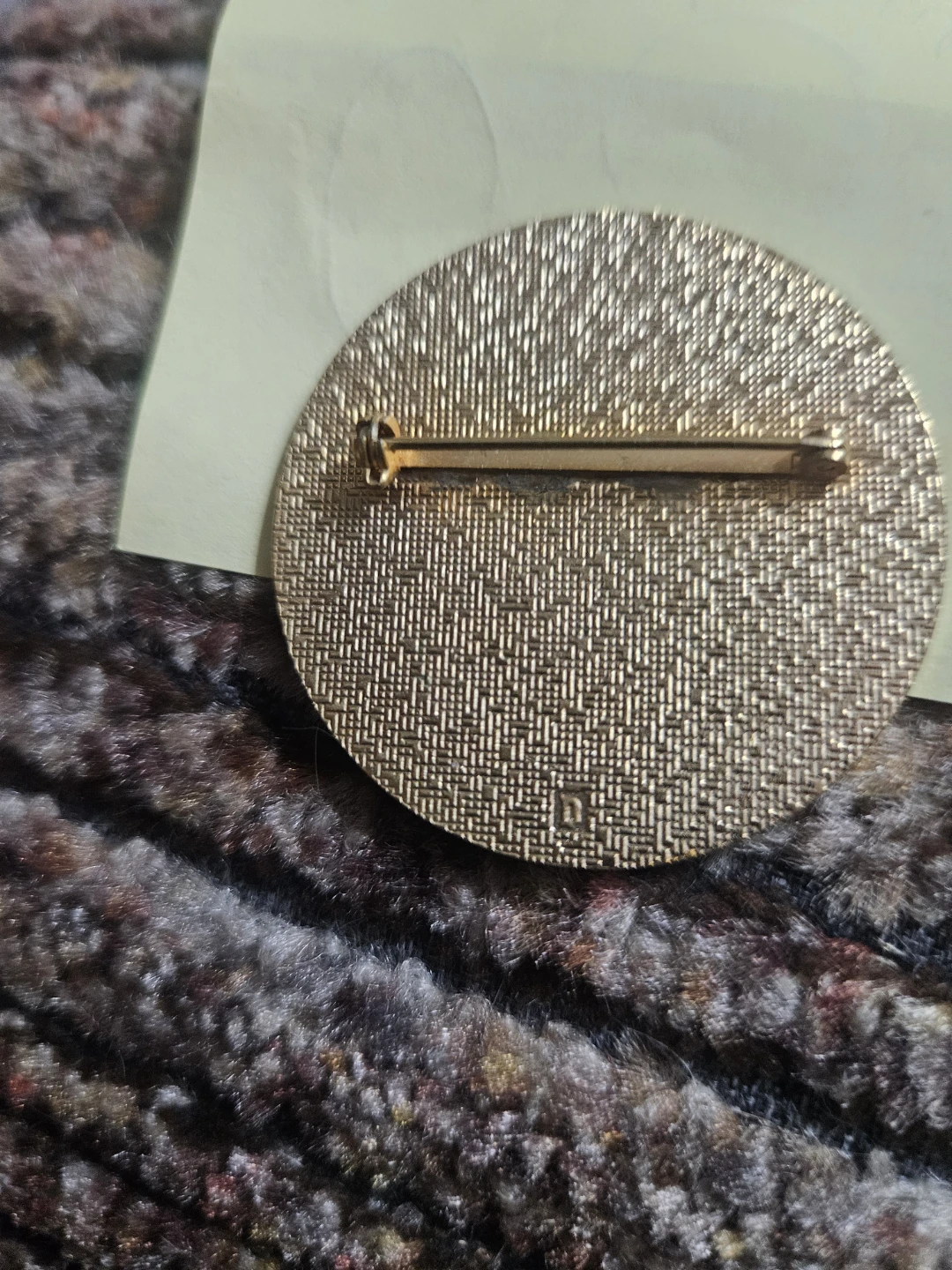 Vintage Peacock Enamel/ Inlay Cloisone Pin Brooch - photo 2