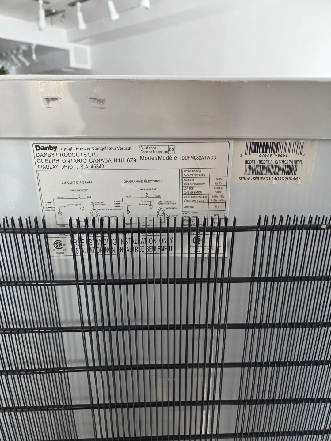 Danby Upright Freezer - photo 5