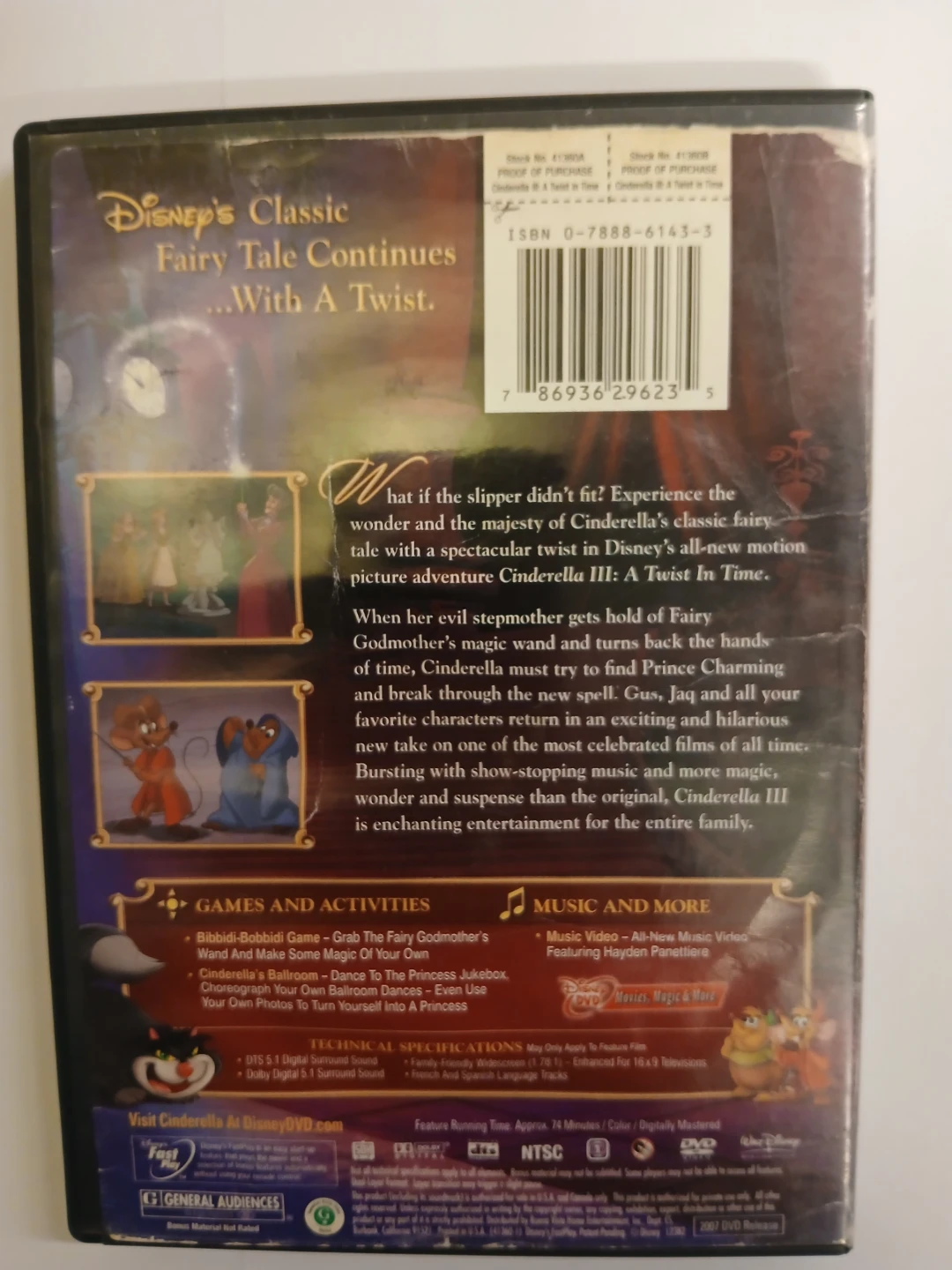 Cinderella III: A Twist in Time DVD - photo 2