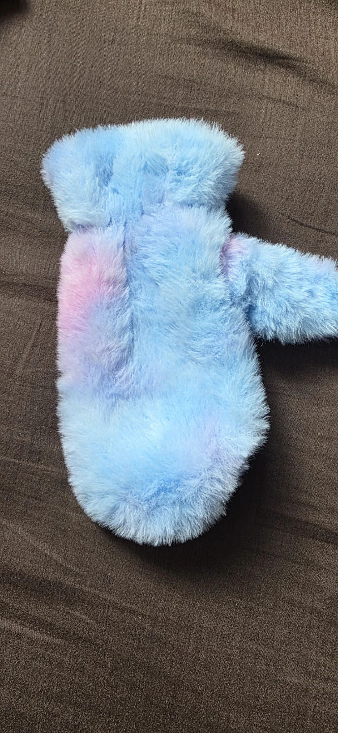 Fuzzy Mittens - Kids Size - photo 2