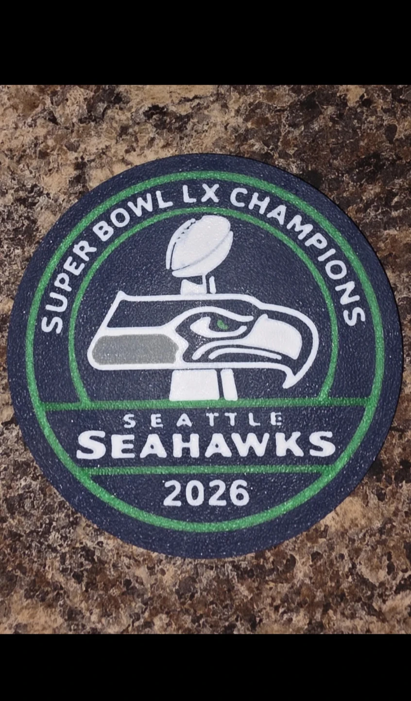 Seattle Seahawks Super Bowl LX Champions 2026 Coaster