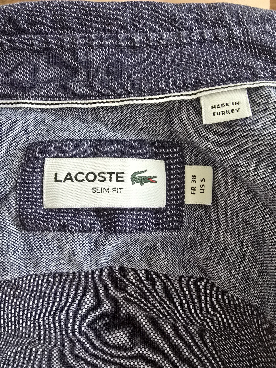 Lacoste Slim Fit Long Sleeve Shirt (S) - photo 2