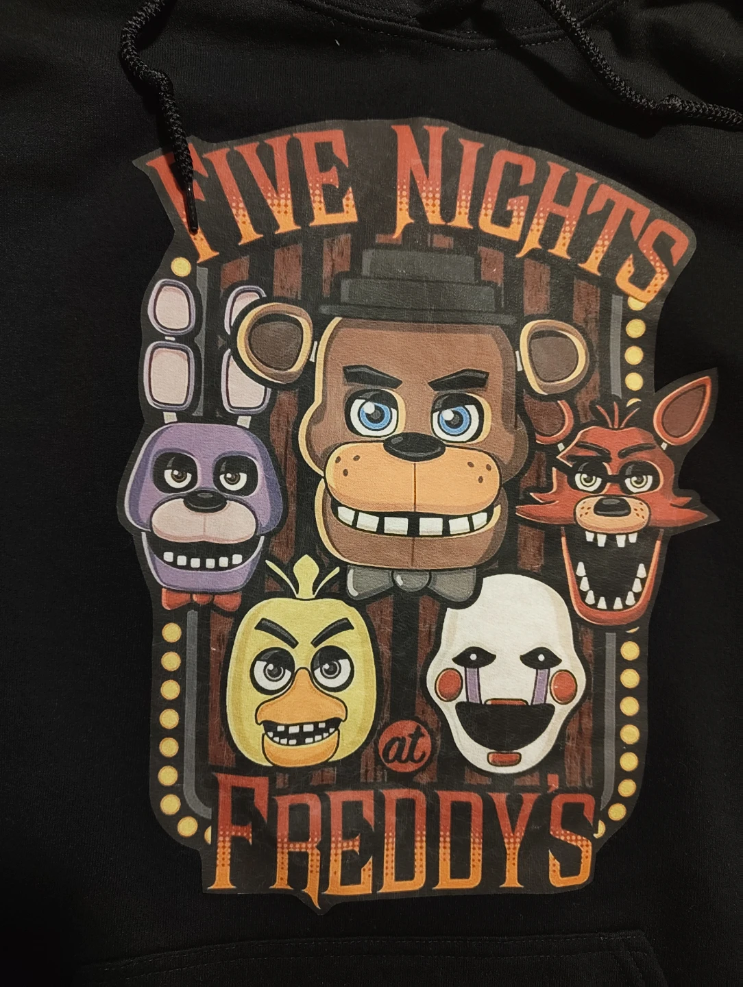Five Nights at Freddy's Black Hoodie - photo 3