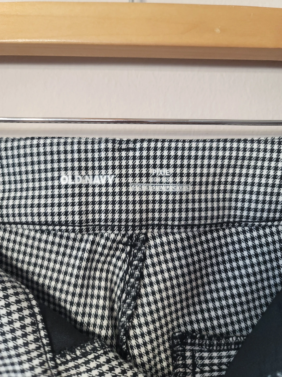Houndstooth Academia Old Navy Pixie Ankle Pants Size 2 - photo 2