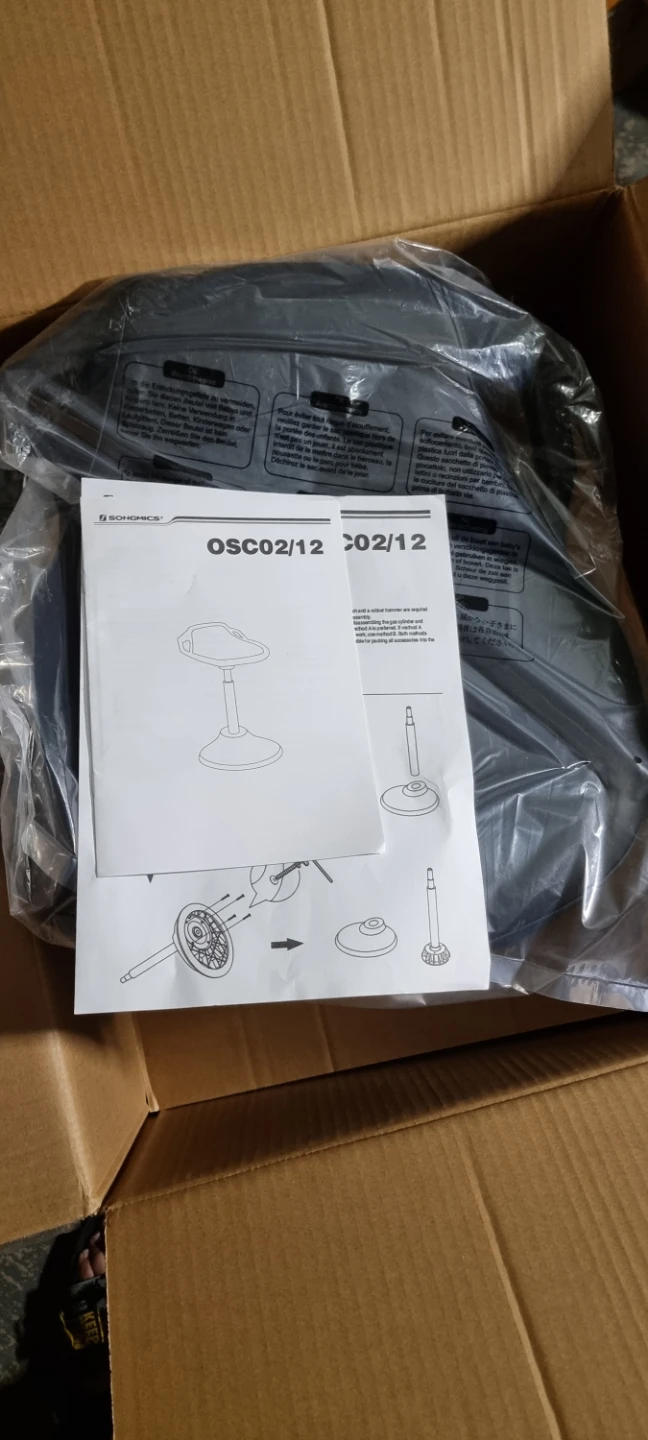 SONGMICS OSC02/12 Standing Desk Stool