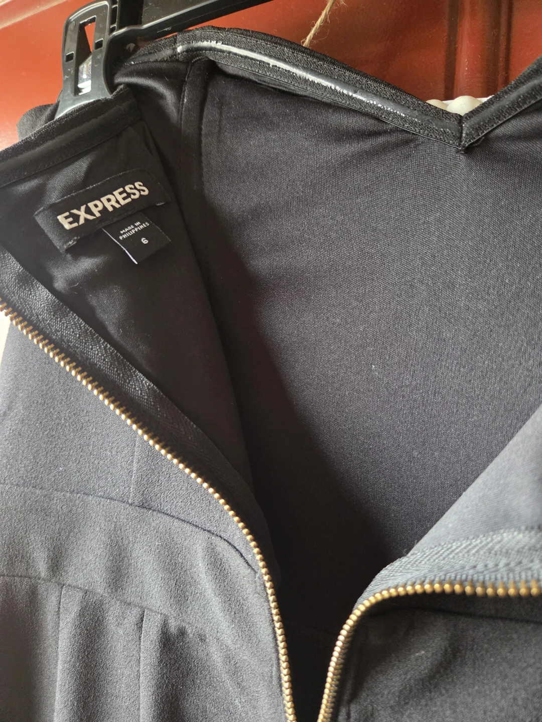 Express Black Strapless Jumpsuit Size 6 - photo 4