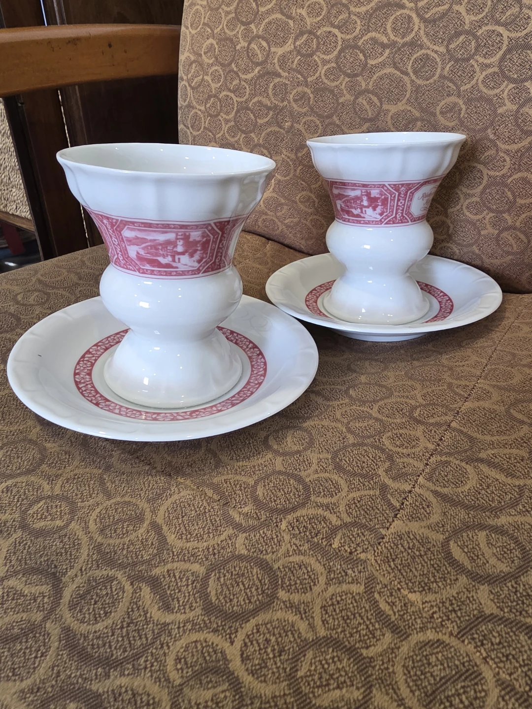 Vintage coffee cups and saucers